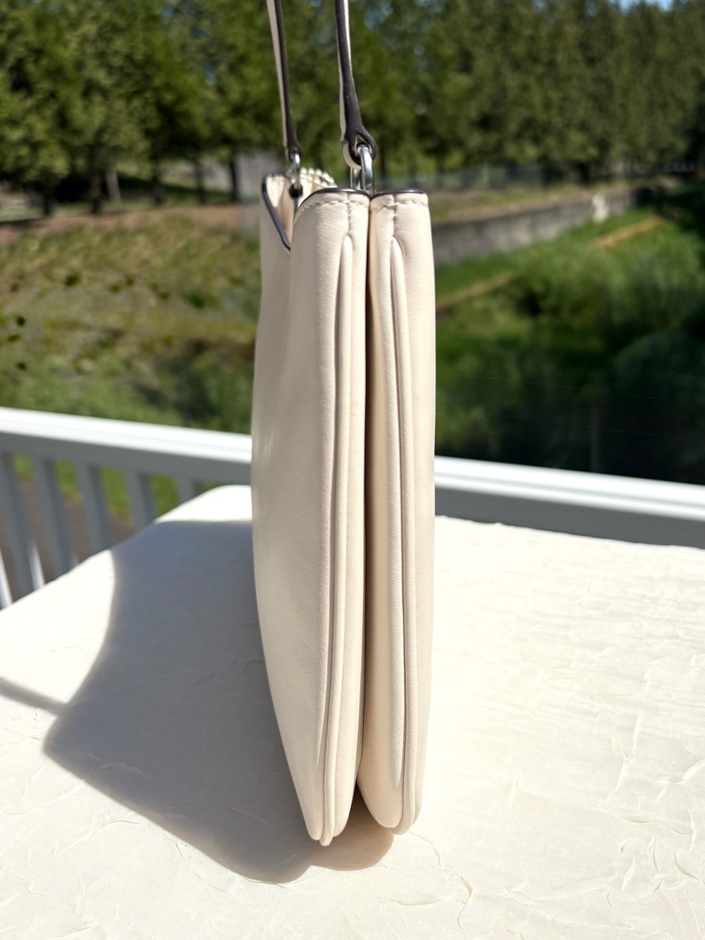 COACH Penelope Shoulder Bag In Chalk White CP101 - Picture 4 of 13
